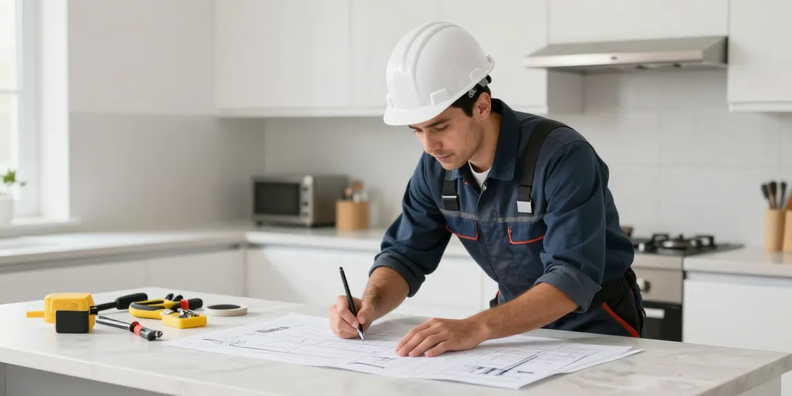 Trusted local service contractor reviewing house design plans for slot toto project.
