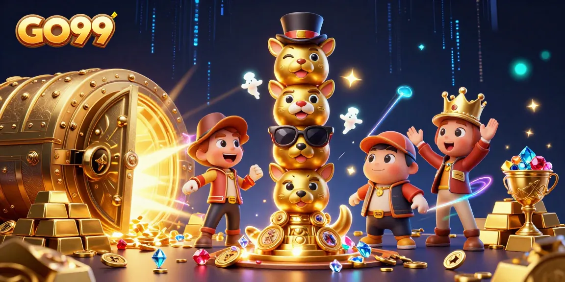 Experience thrilling gaming with GO99's engaging and colorful casino atmosphere with vibrant elements