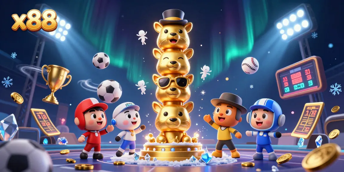 Experience thrilling gameplay with x88 in this vibrant digital casino scene.