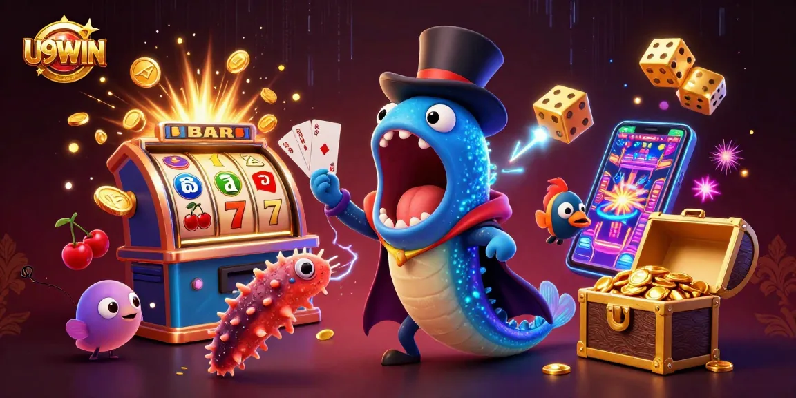 U9WIN offers thrilling card tricks and jackpots in a vibrant casino underwater adventure.