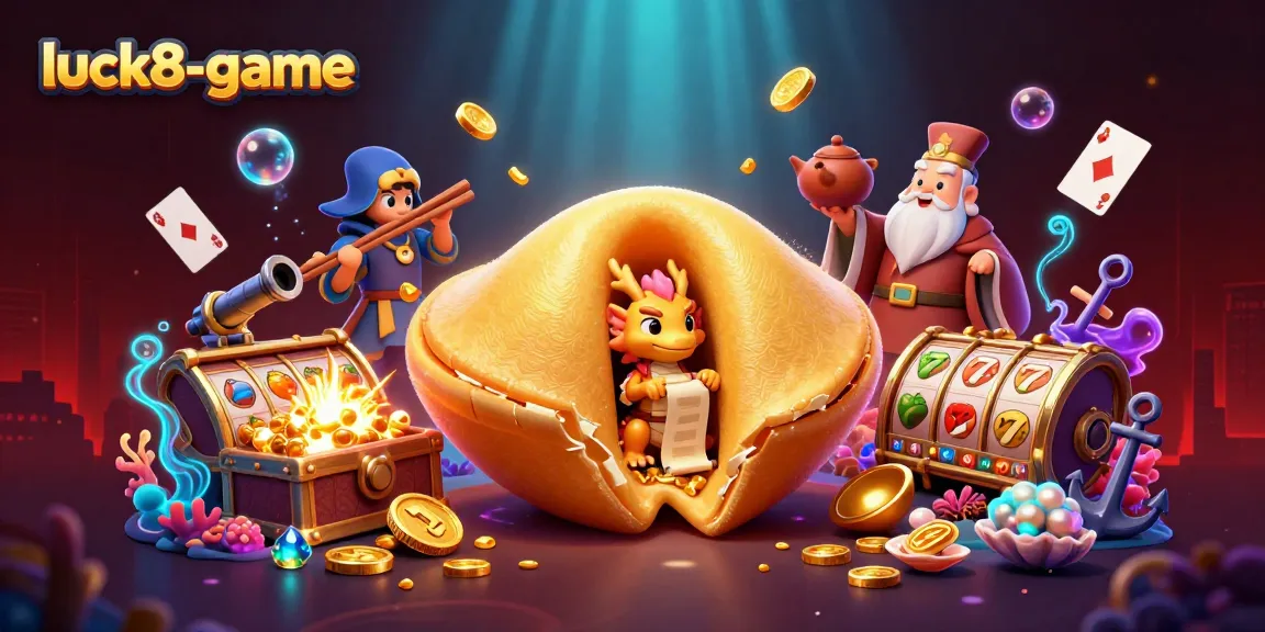 Engage with luck8-game and uncover fortune hidden within a vibrant, golden casino setup.