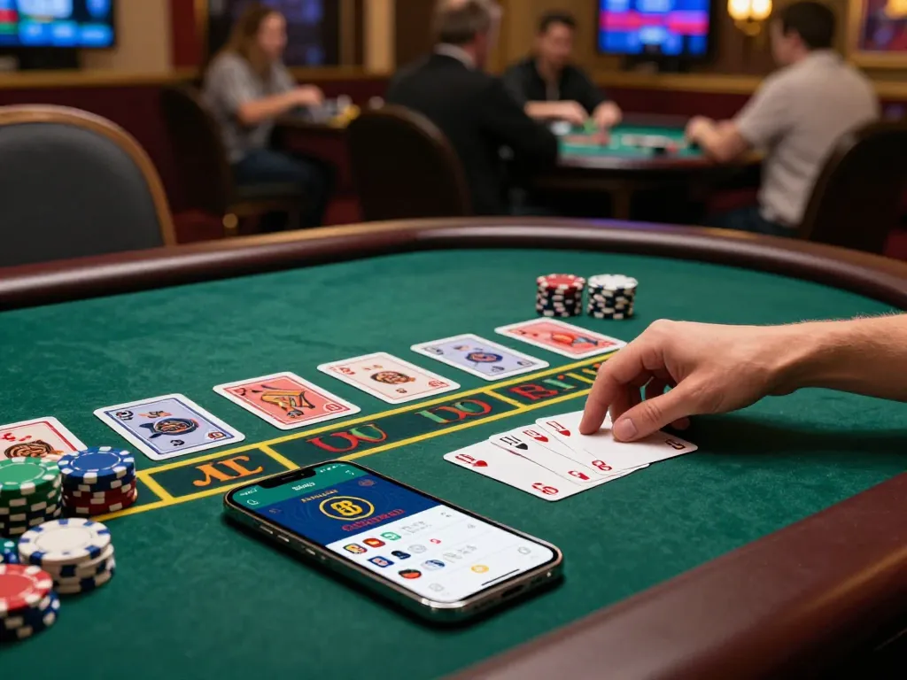 Engaging with go8 online blackjack live dealer game, showcasing player interaction and luxurious gaming ambiance.