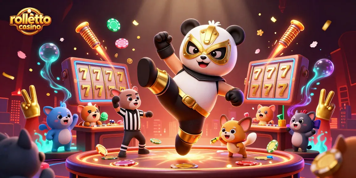 Experience the excitement at rolletto casino with animated characters, vibrant visuals, and dynamic gaming elements.