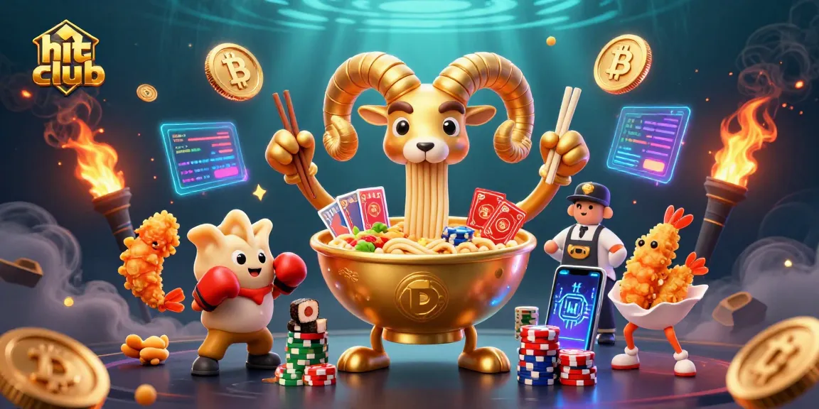 Win big with hit club at our vibrant casino-themed illustration showcasing engaging characters and elements.