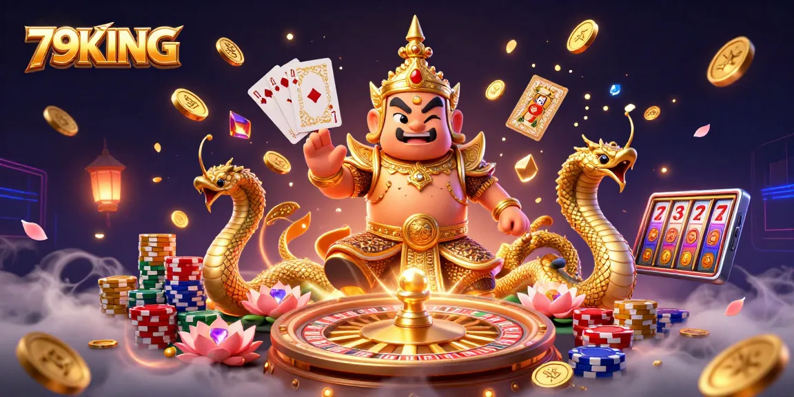 Experience thrilling gameplay with 79KING, showcasing exciting casino elements and vibrant visuals.