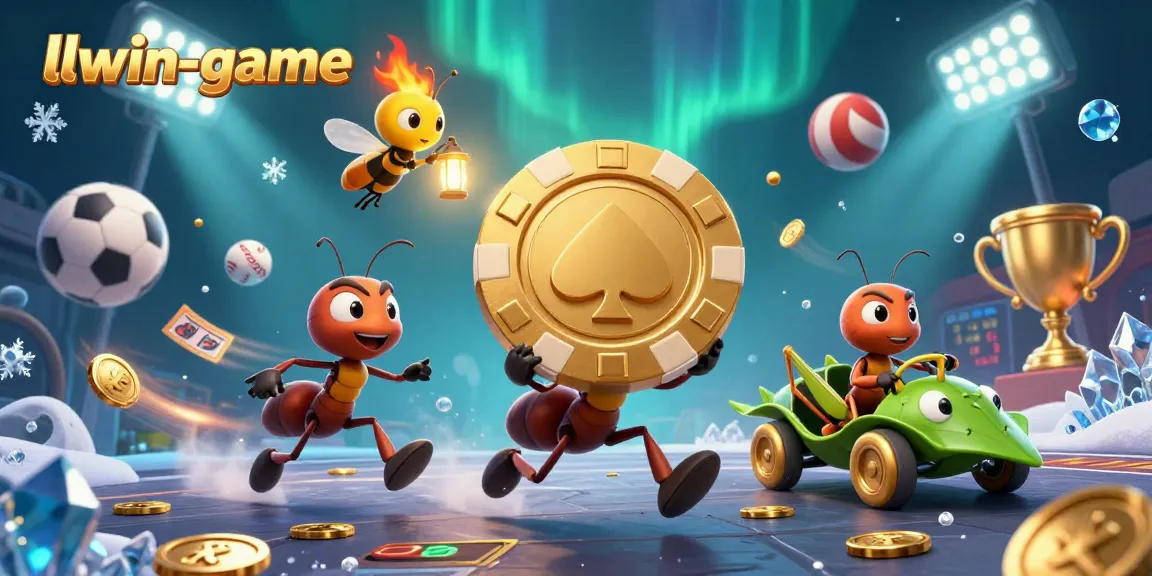 Engage in thrilling winnings at llwin-game with playful ants on an epic heist adventure!