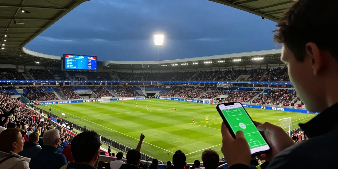 S666 sports betting predictions and live betting odds analysis at a vibrant football stadium.